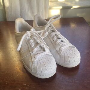 Adidas Superstar White Size W8 Shelltoe Leather